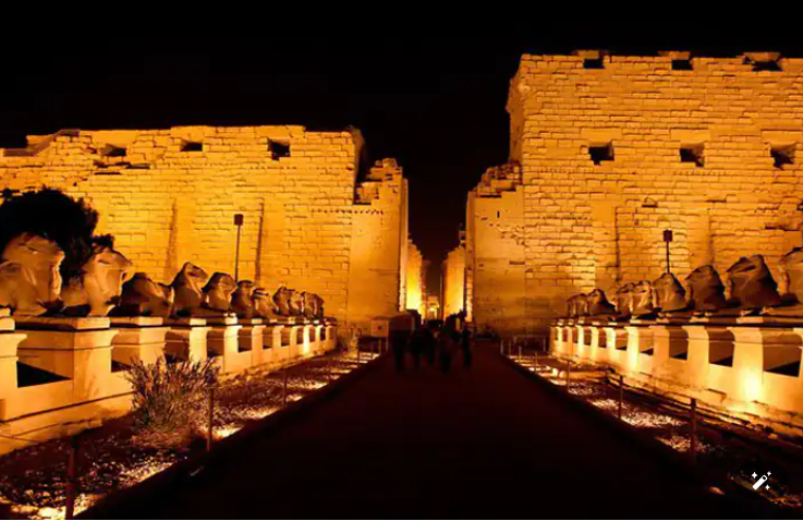 Sound and Light Show in Karnak