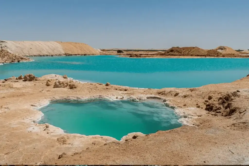 Salt Lake in Siwa Oasis